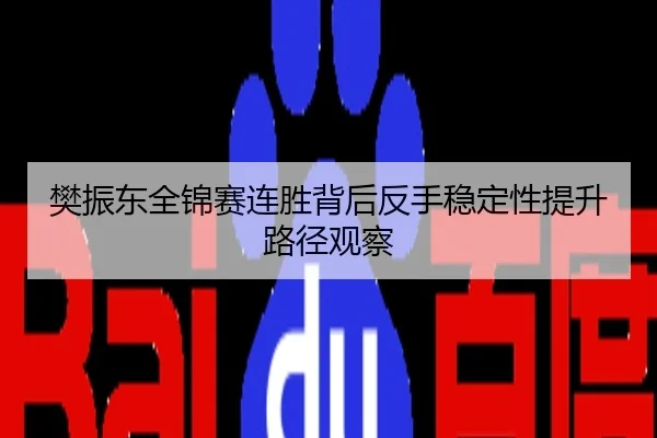 樊振东全锦赛连胜背后反手稳定性提升路径观察